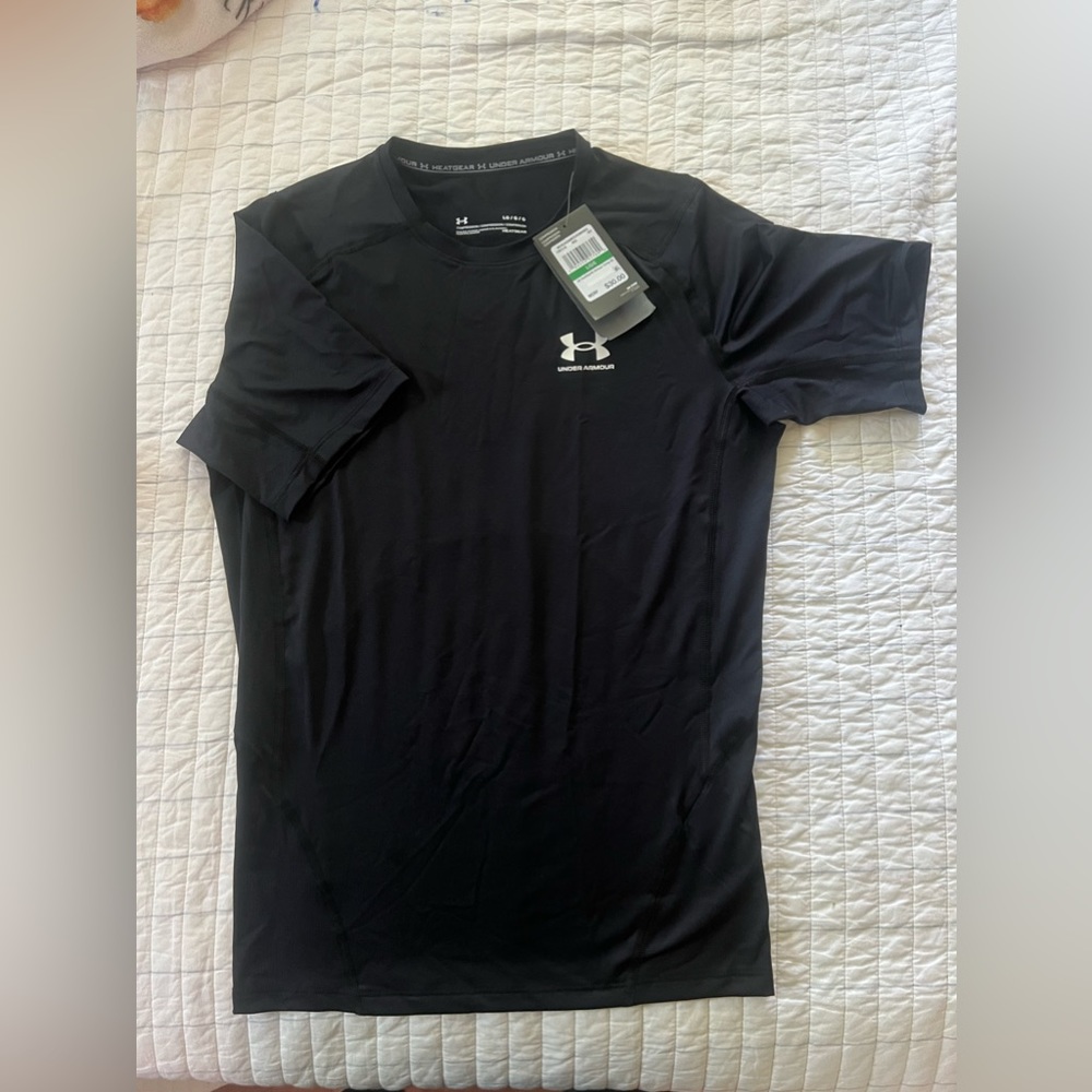 Youth Large Brand New With Tags Under Armour heat gear t shirt.
